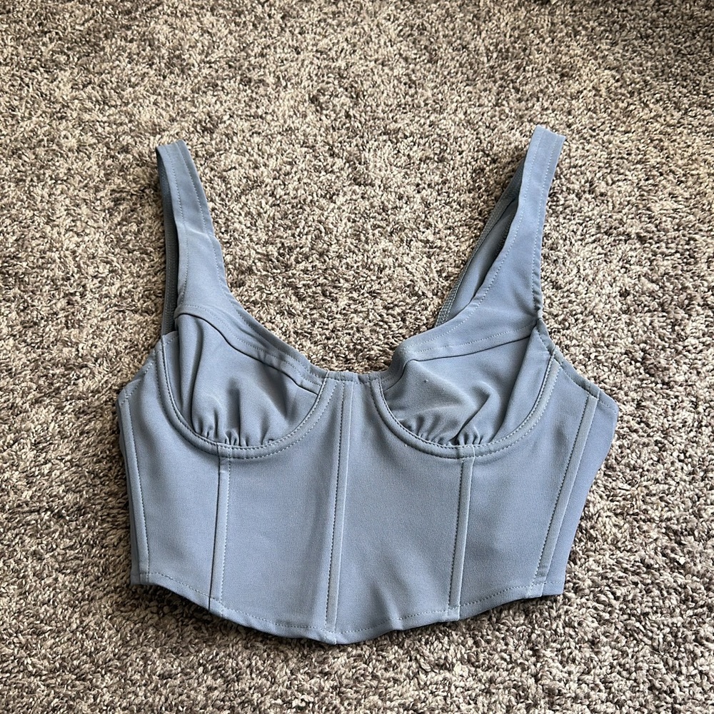 TIC TOC Blue Corset